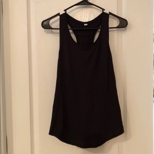 Lululemon, Love pleated tank. Black. Size 4.
